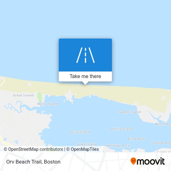 Mapa de Orv Beach Trail