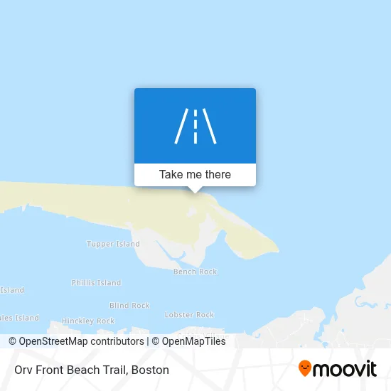 Orv Front Beach Trail map
