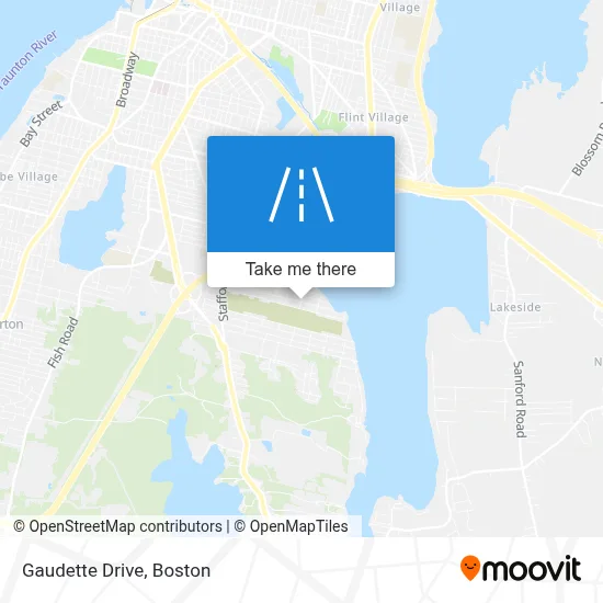 Gaudette Drive map