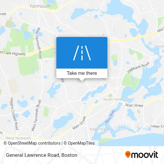 General Lawrence Road map