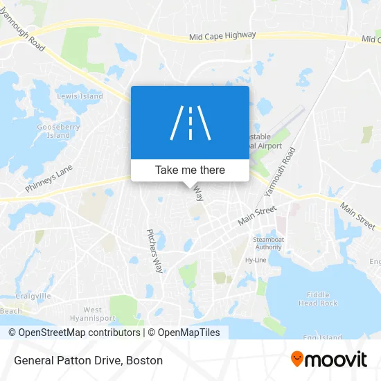 General Patton Drive map