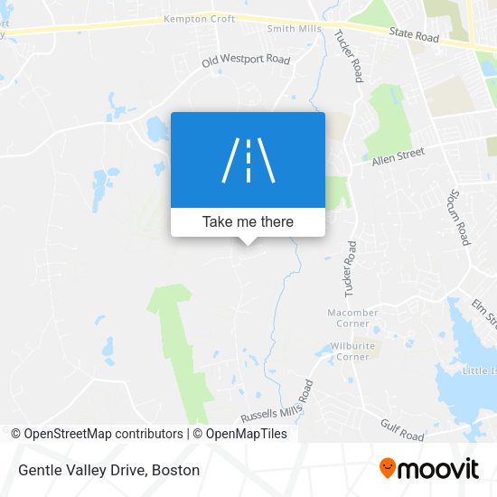 Gentle Valley Drive map