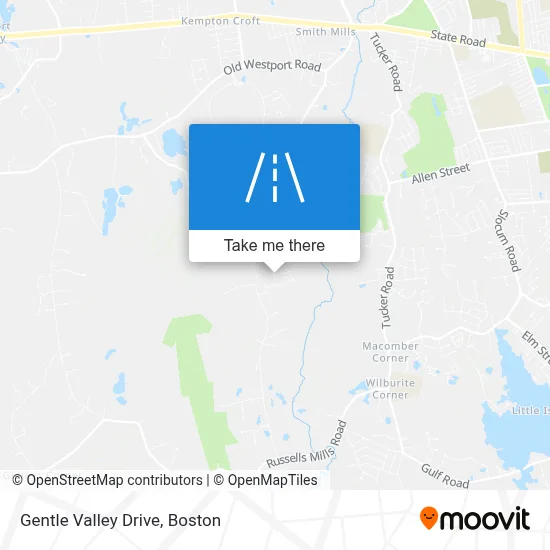 Gentle Valley Drive map