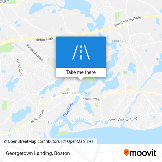 Georgetown Landing map