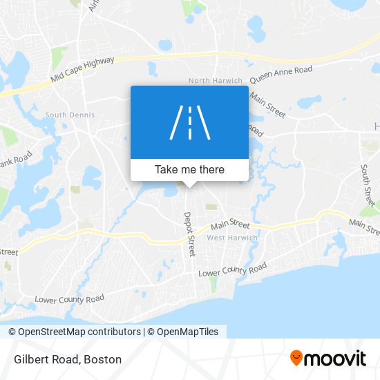 Gilbert Road map