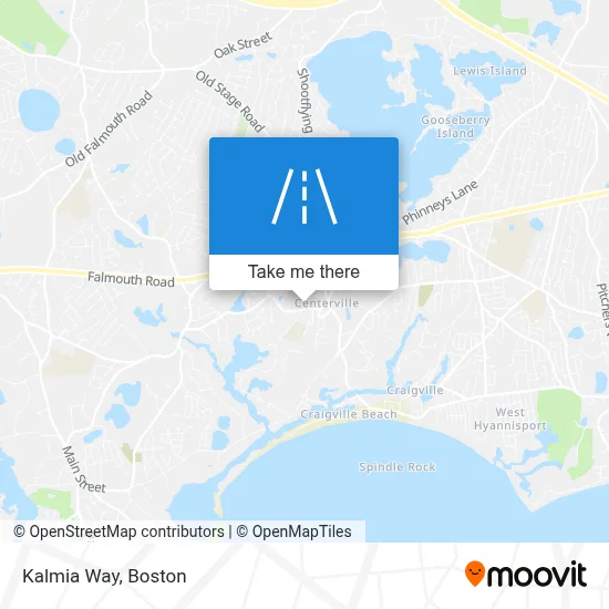 Kalmia Way map