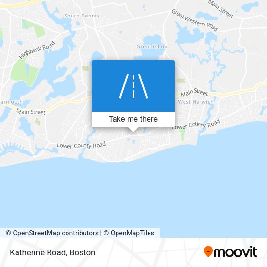 Mapa de Katherine Road
