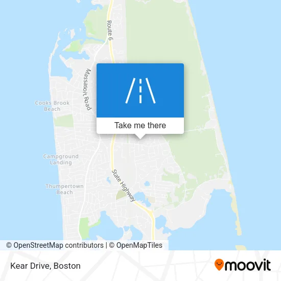 Kear Drive map