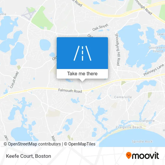 Keefe Court map