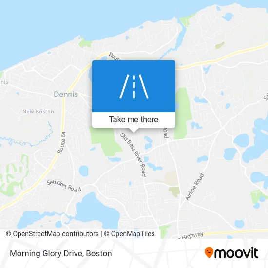 Morning Glory Drive map