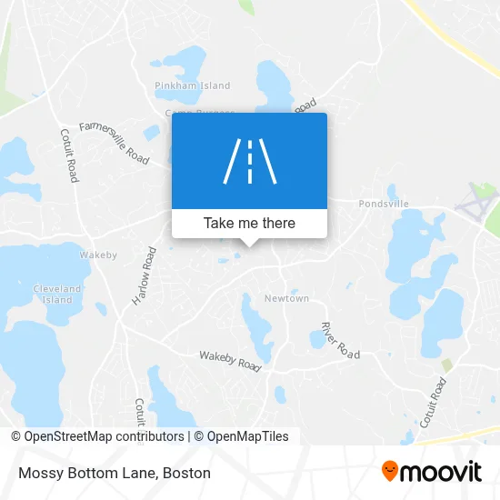 Mossy Bottom Lane map