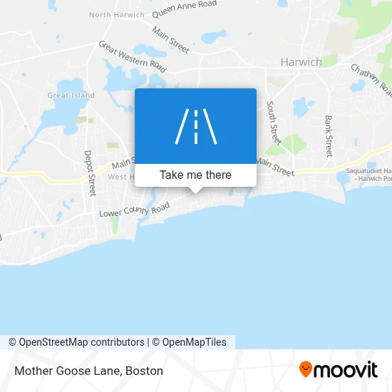 Mother Goose Lane map