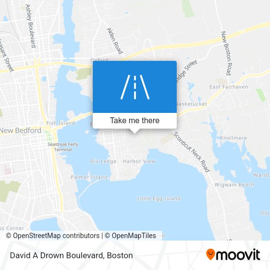 David A Drown Boulevard map