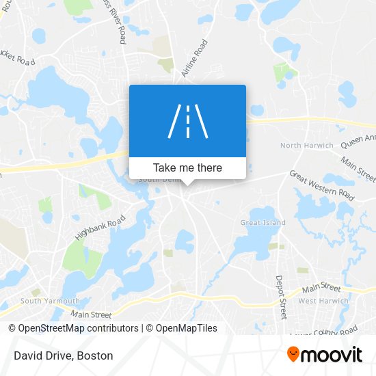 Mapa de David Drive