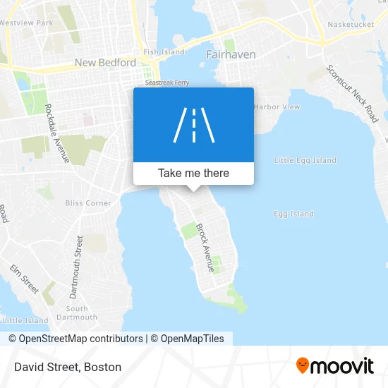 David Street map
