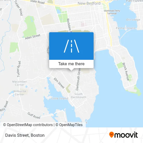 Davis Street map