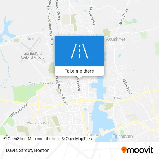 Davis Street map
