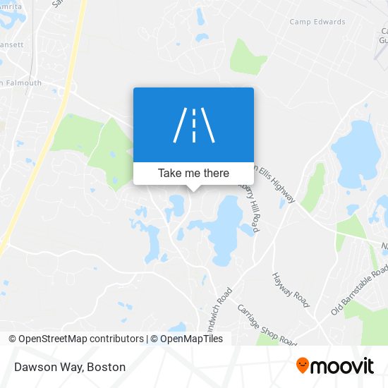 Dawson Way map