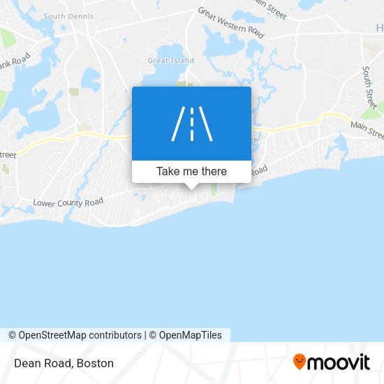 Mapa de Dean Road