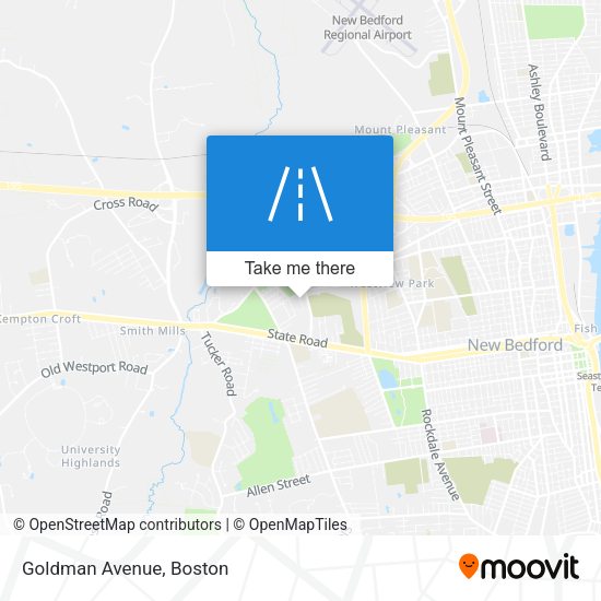 Mapa de Goldman Avenue