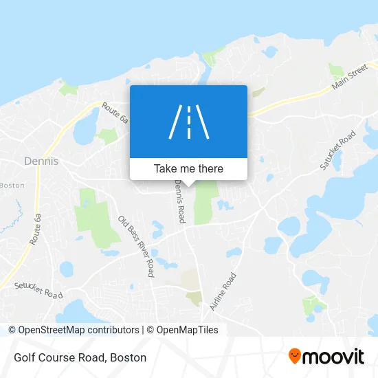 Golf Course Road map