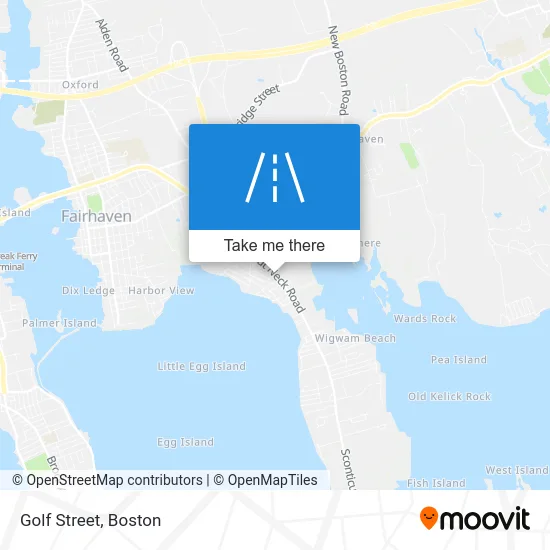 Golf Street map