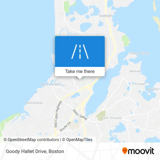 Goody Hallet Drive map