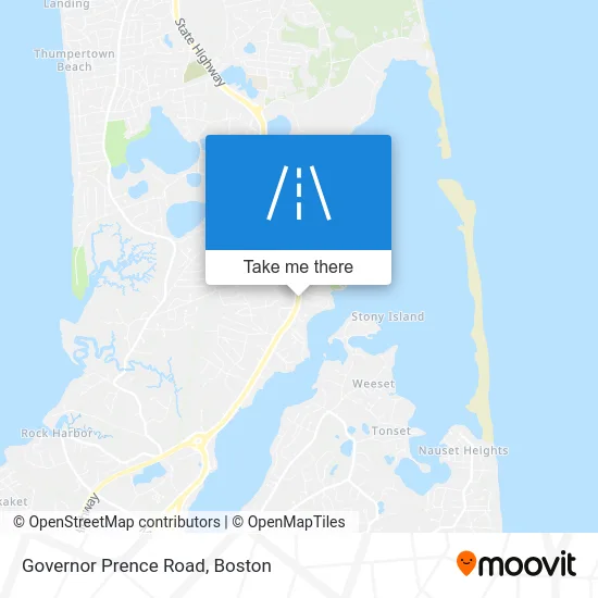 Governor Prence Road map