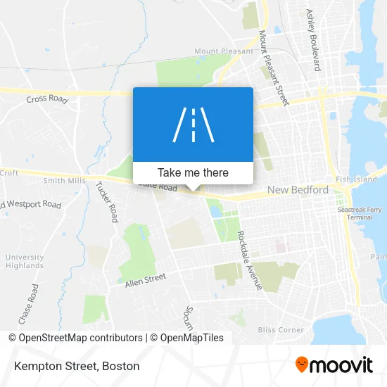 Kempton Street map