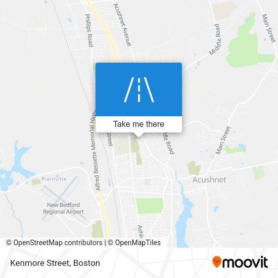 Mapa de Kenmore Street