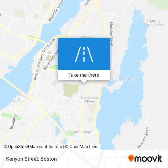 Kenyon Street map