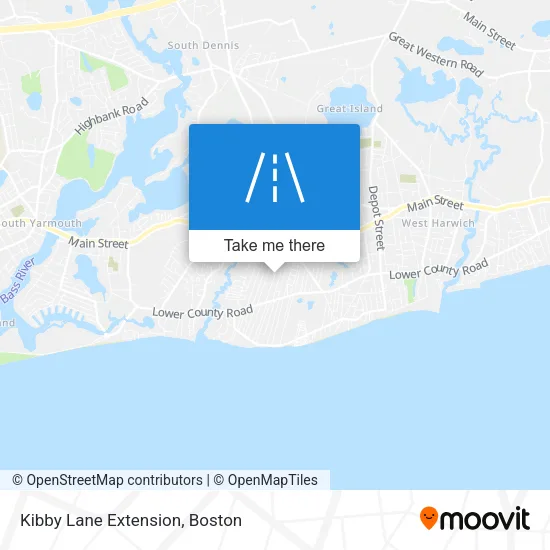 Kibby Lane Extension map