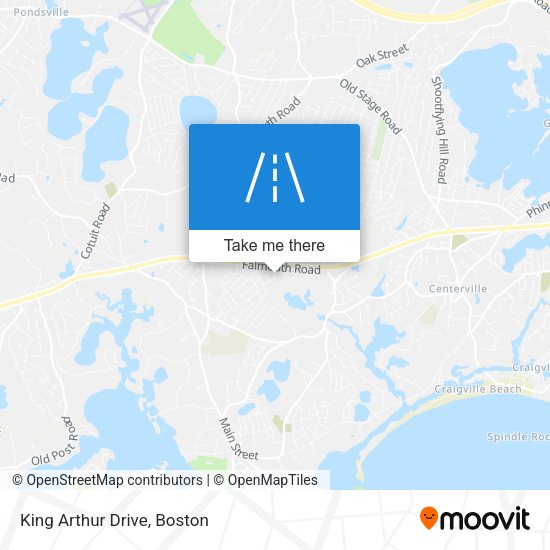 Mapa de King Arthur Drive