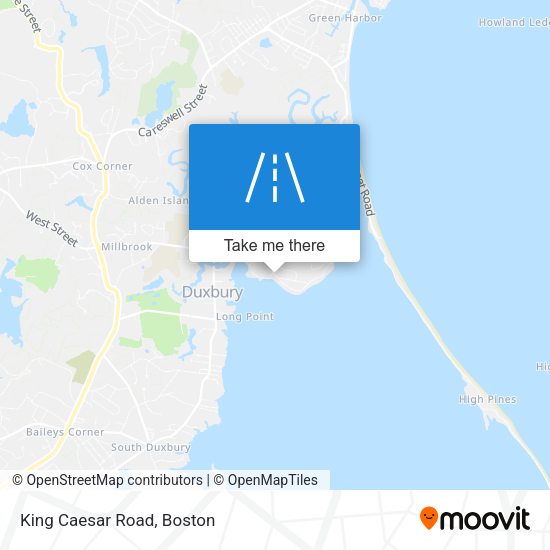Mapa de King Caesar Road