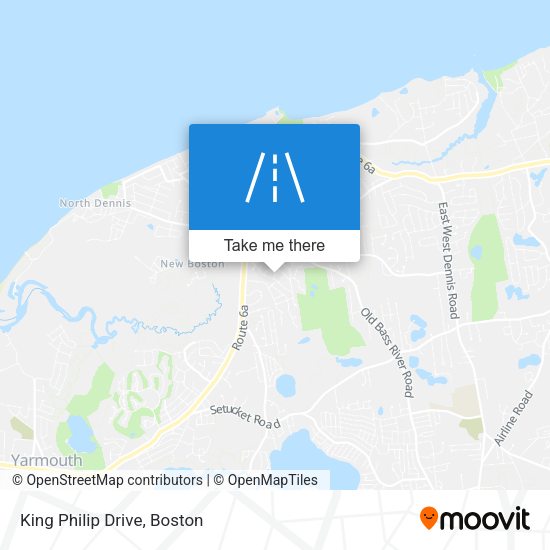 Mapa de King Philip Drive