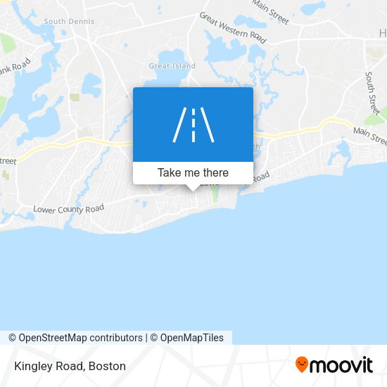 Mapa de Kingley Road