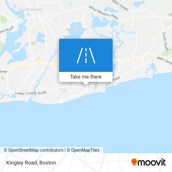 Kingley Road map