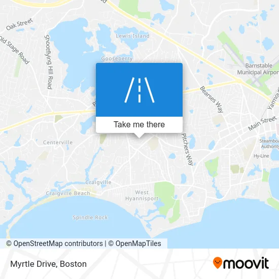 Myrtle Drive map