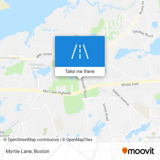 Myrtle Lane map