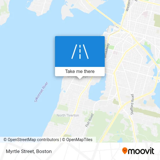 Myrtle Street map