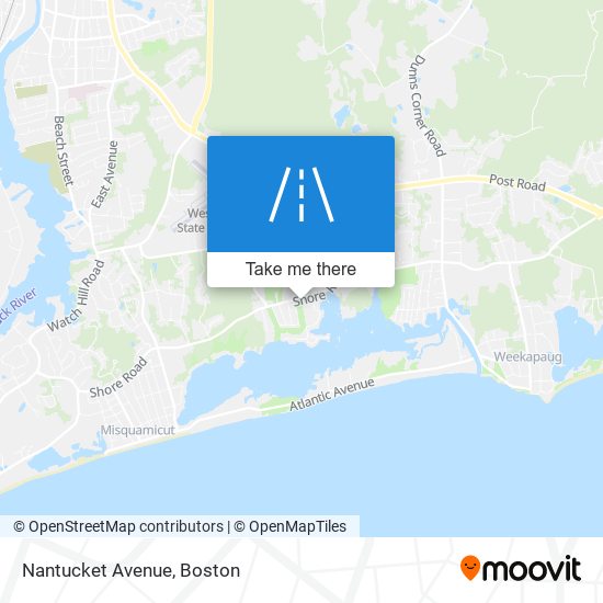 Nantucket Avenue map