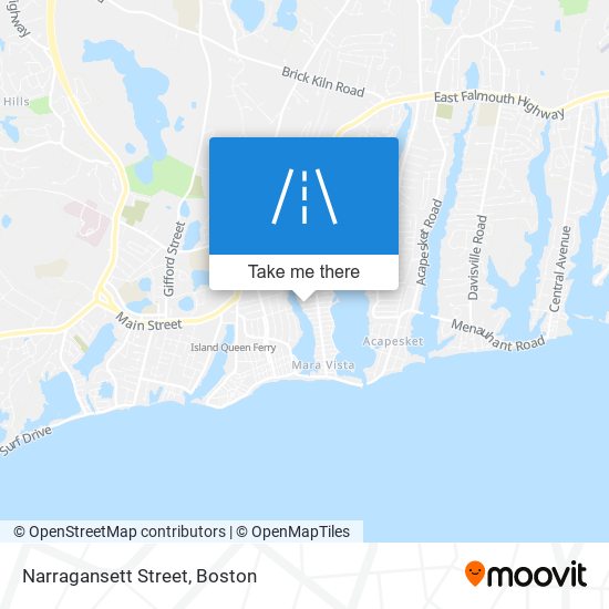 Mapa de Narragansett Street