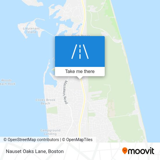 Nauset Oaks Lane map