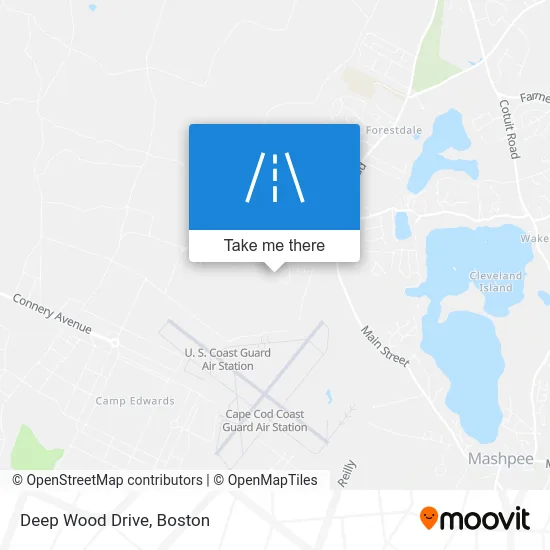 Deep Wood Drive map
