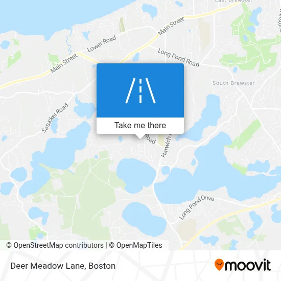 Deer Meadow Lane map