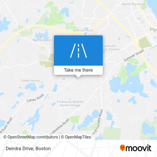 Mapa de Deirdra Drive