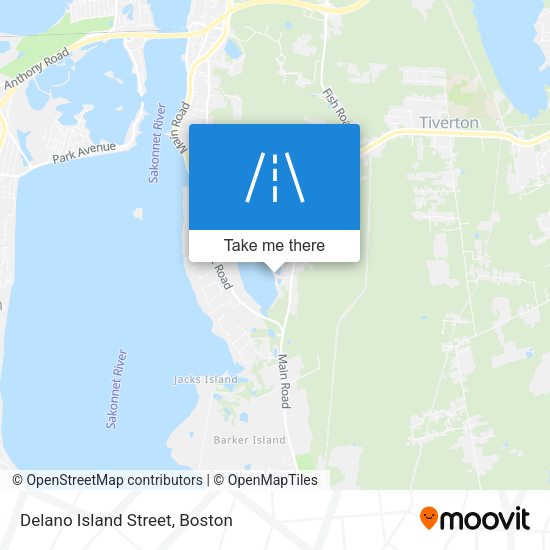Delano Island Street map