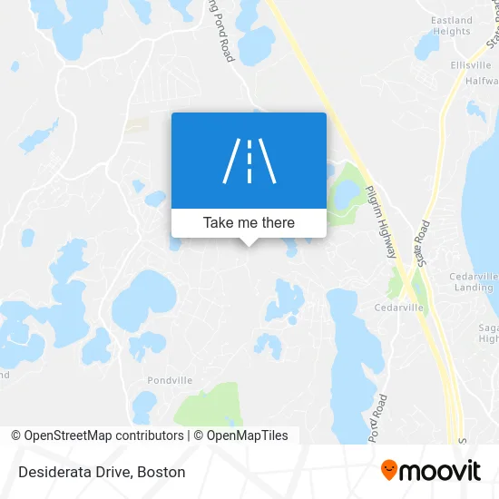 Desiderata Drive map