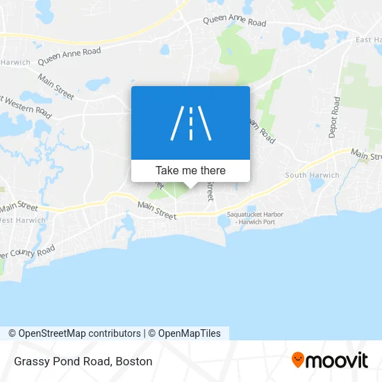 Grassy Pond Road map
