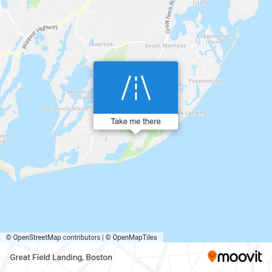 Great Field Landing map